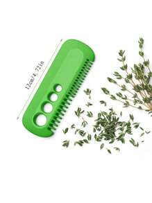 1 pieza Pelador de hojas liso portátil vegetal - Verde - Ver 2