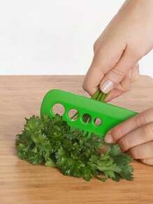 1 pieza Pelador de hojas liso portátil vegetal - Verde - Ver 3