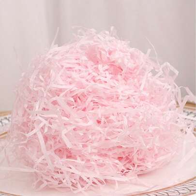 1 Packung 30/50/100/200/500g bunte Raffia-Papierschnitzel als Füllmaterial für Hühnernester, Hochzeitsgeschenke, Süßigkeitenboxen, Geschenkverpackung