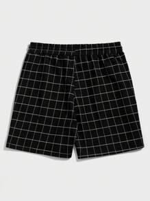 RueChic Homme Short à carreaux à cordon