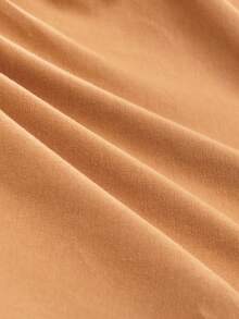 Bộ đồ Em bé màu trơn - màu nâu - Xem 3