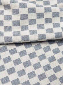 Teen Girls Checker Print Straight Leg Trousers - Multicolor - View 7