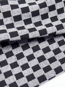 Teen Girls Checkerboard Straight Leg Trousers - Multicolor - View 7