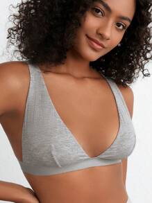 Ocili 3入組彈性舒適肋骨長三角杯女裝內衣&胸衣 - 彩色 - 查看 5