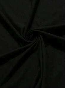 RueChic Men Letter Graphic Tee & Drawstring Waist Shorts - Multicolor - View 6