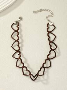 1 Thời Trang Khoét Hở Trái Tim Trang Trí Choker Cho Nữ Trang Trí Hàng Ngày - Nhiều màu - Xem 3