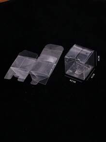 10入組透明禮物盒 - 無色 - 查看 2