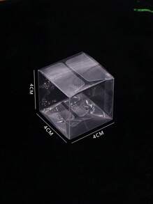 10入組透明禮物盒 - 無色 - 查看 3