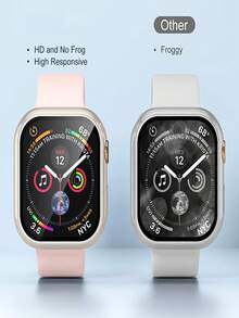 2入組二合一屏幕保護膜和保護殼適用於Apple Watch - 彩色 - 查看 3