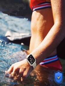 2入組二合一屏幕保護膜和保護殼適用於Apple Watch - 彩色 - 查看 5