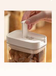 1pc Clear Food Storage Jar - Clear - View 3