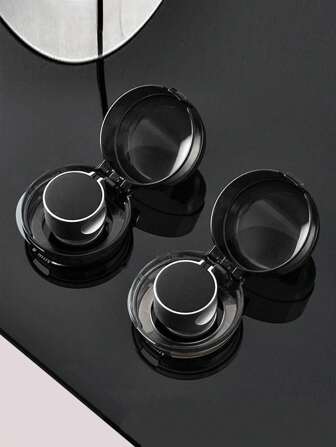 2pcs Clear Gas Stove Switch Protective Cover