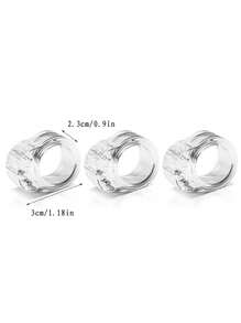 1入組透明門把手防碰撞戒指 - 無色 - 查看 2