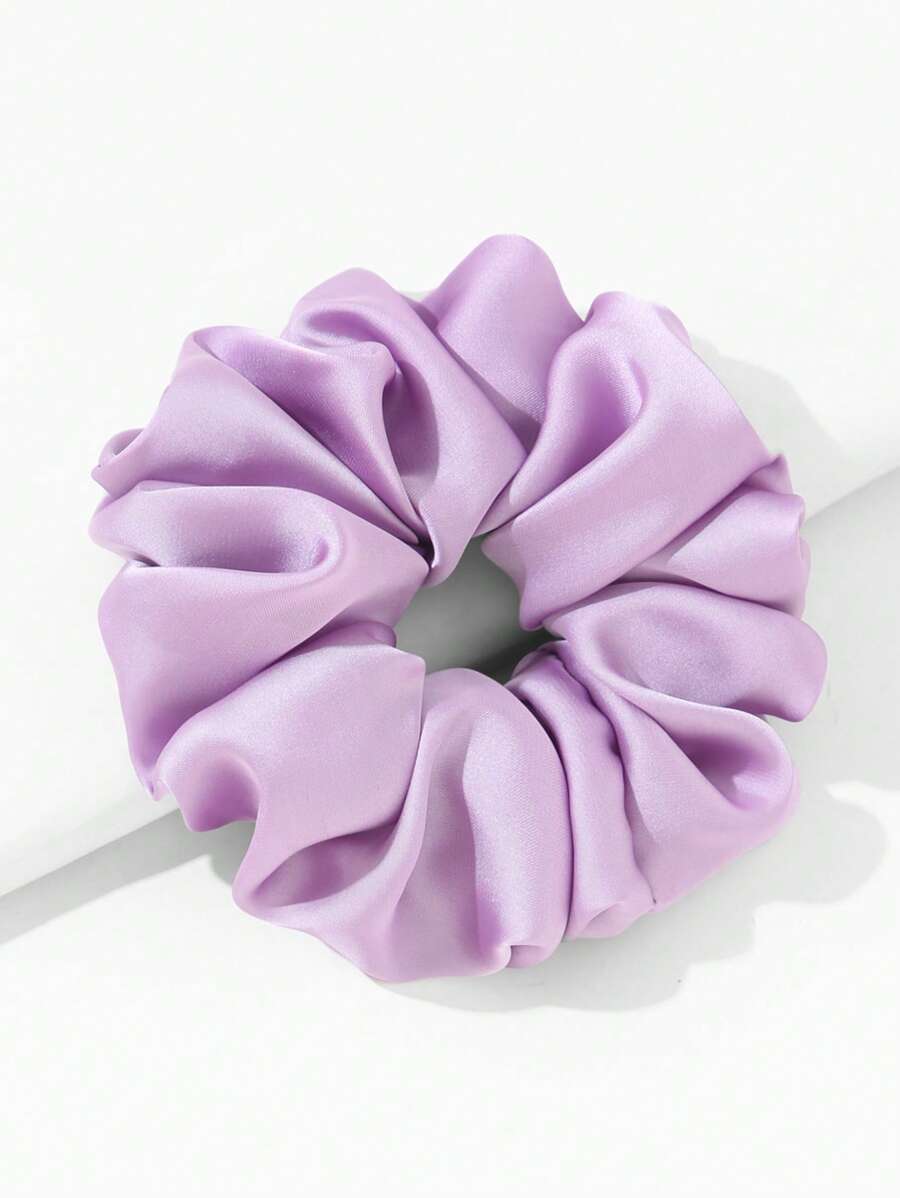 1pc Women Minimalist Solid Casual Scrunchie Scrunchies Hair Ties Scrunchy Hair Ties Ponytail Head Accessories Elastic Band Beauty Home Hair Accessories
