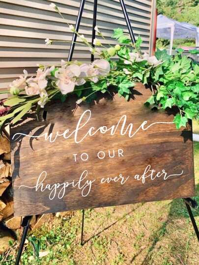 1入組PVC卡通標語圖案牆貼裝飾