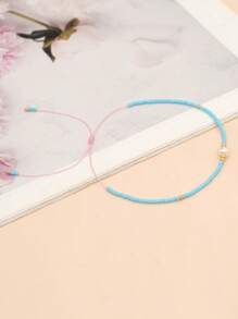 1 Miếng Tự nhiên Baroque & Cơm Đồ Trang trí ngọc trai Có thể điều chỉnh Vòng tay - Nhiều màu - Xem 3