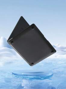 2pcs Polka Dot Pattern Case Compatible With MacBook - Black - View 3