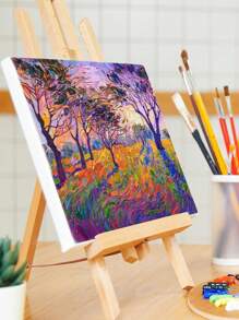 6pcs Solid Color Square Painting Canvas, Simple Multi-Purpose Canvas Board For Painting Back To School,Back To School,School Supplies