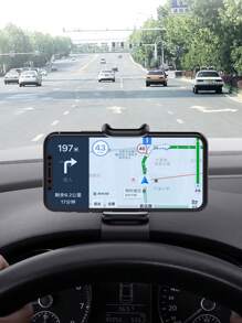 可調節車手機支架 - 黑色 - 查看 1