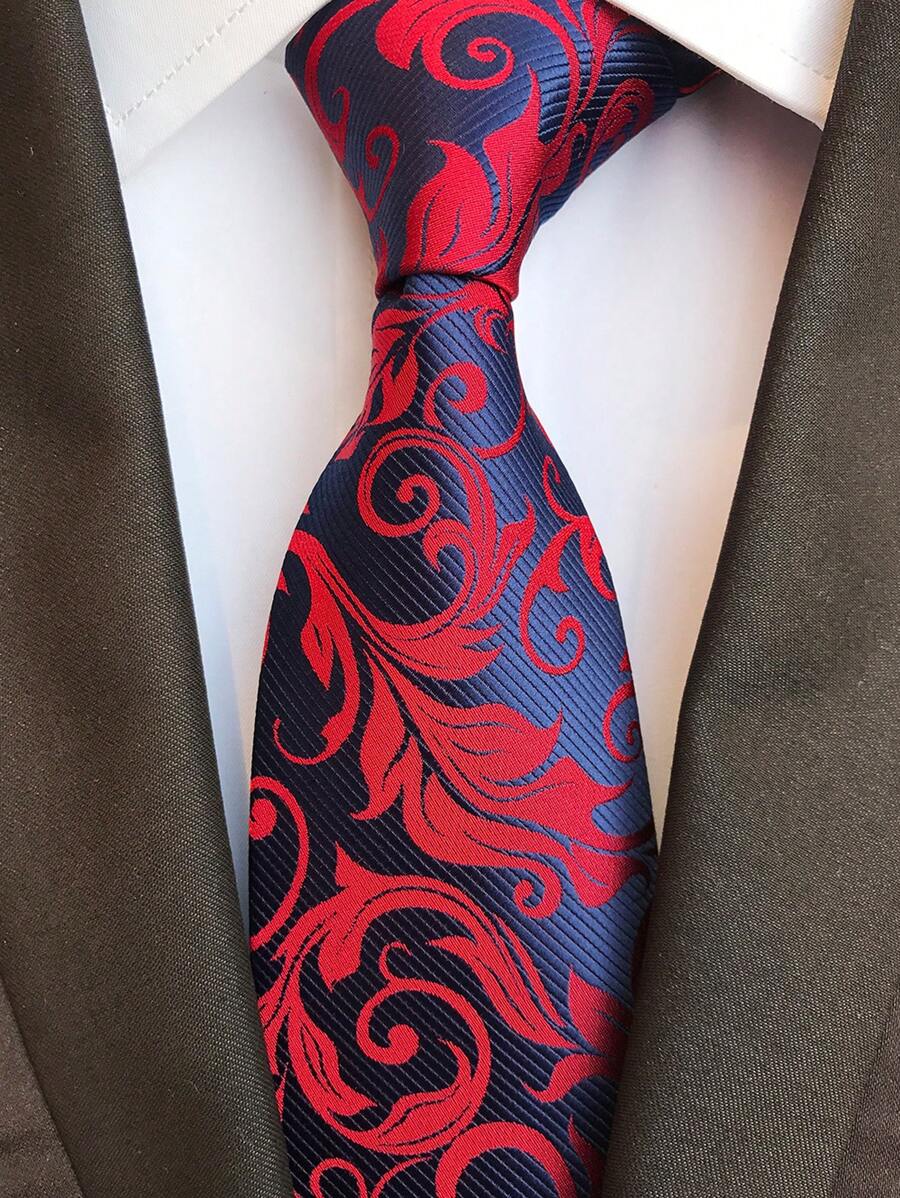 1入組男士花卉圖案時尚系帶適合派對 - 彩色 - 查看 1