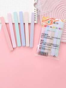 6支混合顏色熒光筆簡單多用途熒光筆適用於繪畫、書寫 - 彩色 - 查看 6
