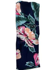 Floral Pattern Sports Headband - Multicolor - View 3