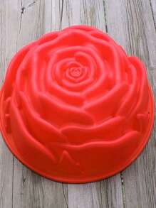 1pc Large Silicone Rose Cake Mold Single Flower Baking Pan DIY Baking Tool For Valentine's Day (Random Color Delivery) - Multicolor - View 5