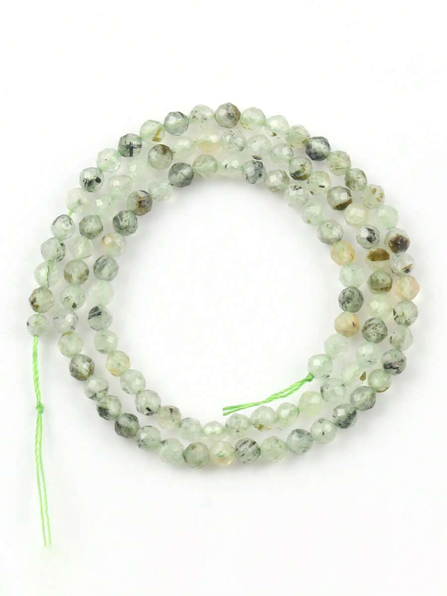 1 sợi thời trang Lapis Lazuli hạt hình học tự làm cho phụ nữ để làm đồ trang sức tự làm - Màu xanh Bạc hà - Xem 1