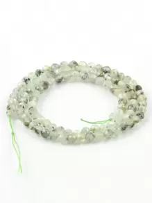 1 sợi thời trang Lapis Lazuli hạt hình học tự làm cho phụ nữ để làm đồ trang sức tự làm - Màu xanh Bạc hà - Xem 2