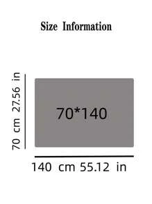 1 cái khăn tắm trơn - Hồng - Xem 6