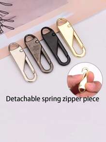 Đầu dây kéo may hợp kim 4 chiếc, Đầu dây kéo may màu hỗn hợp hiện đại cho gia đình - Nhiều màu - Xem 1