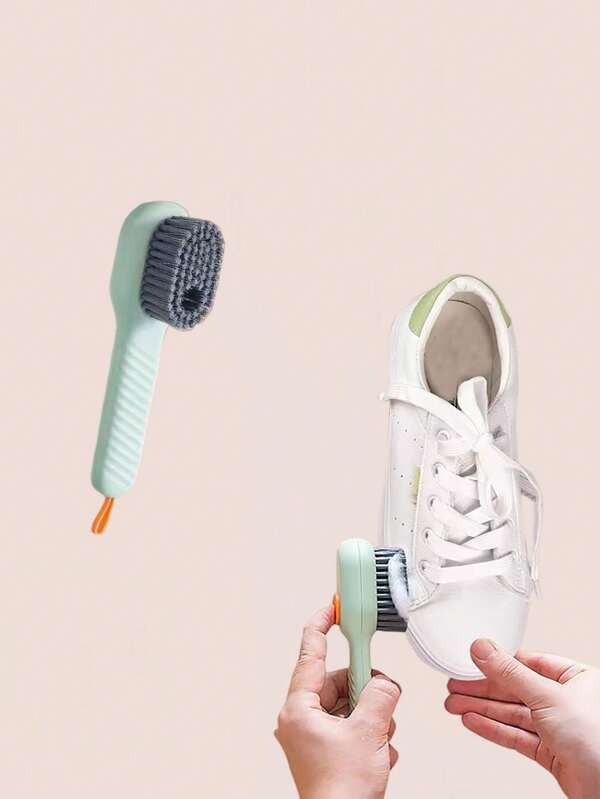 Miękkie szczotki czyszczące, można stosować z płynem, długa rączka do butów, ubrań, desek do szorowania, narzędzi do czyszczenia gospodarstwa domowego