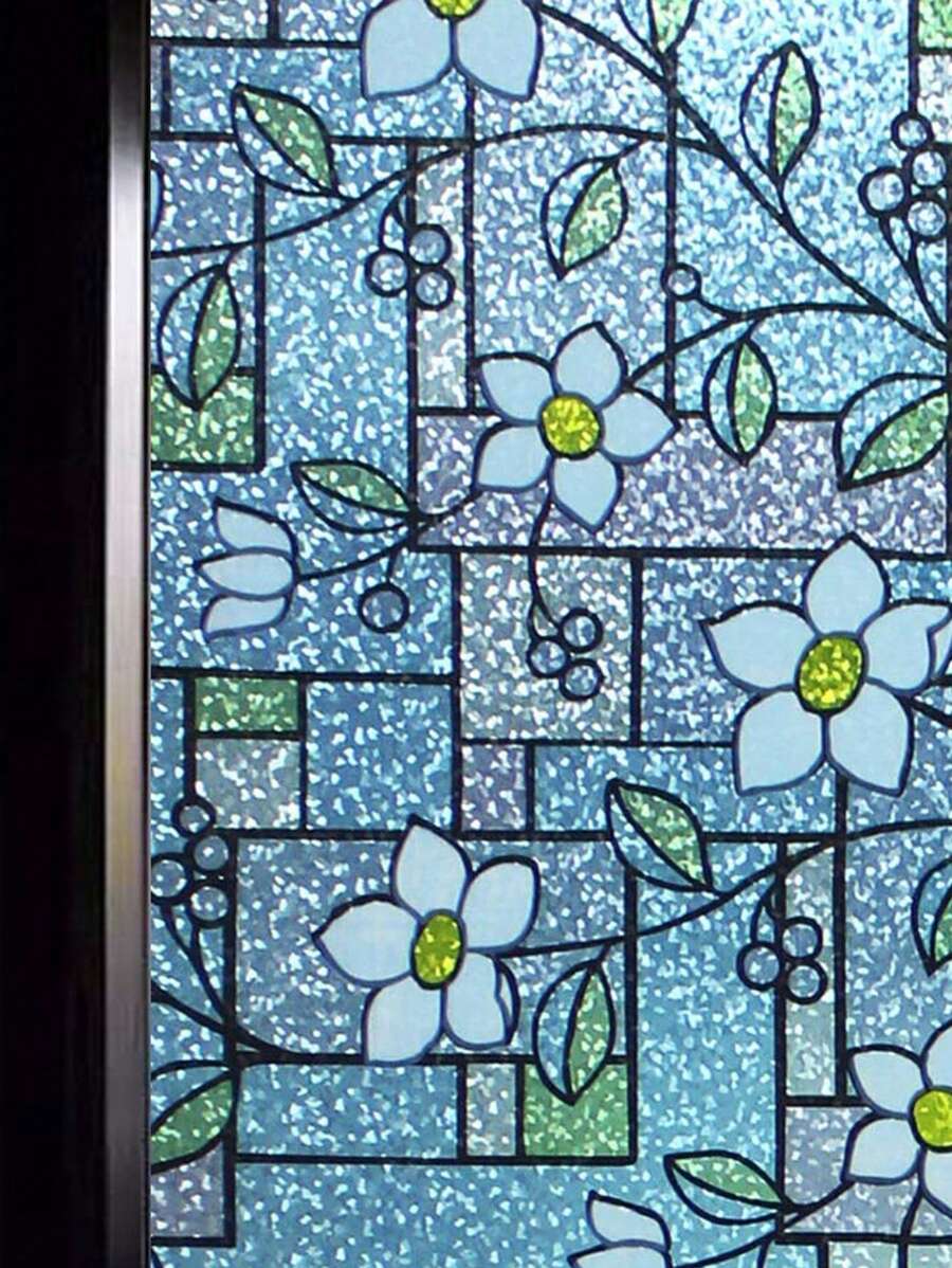 1 pieza Etiqueta de la ventana PVC decorativo moderno PVC para casa - Multicolor - Ver 1