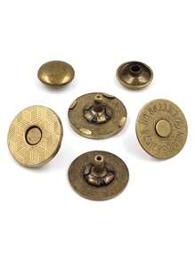 10 cái/bộ Nút Đồng Từ, Nút Đồ Họa Thư Hiện Đại Cho Gia Đình - Đồng - Xem 3