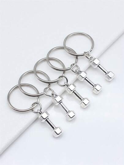 سلاسل مفاتيح الدمبل حلية 5 قطع