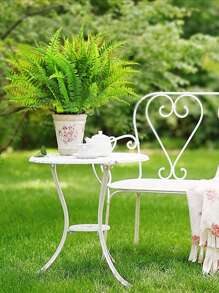 1 cây nhựa nhân tạo, cây nhân tạo hiện đại cho gia đình - màu xanh lá - Xem 4