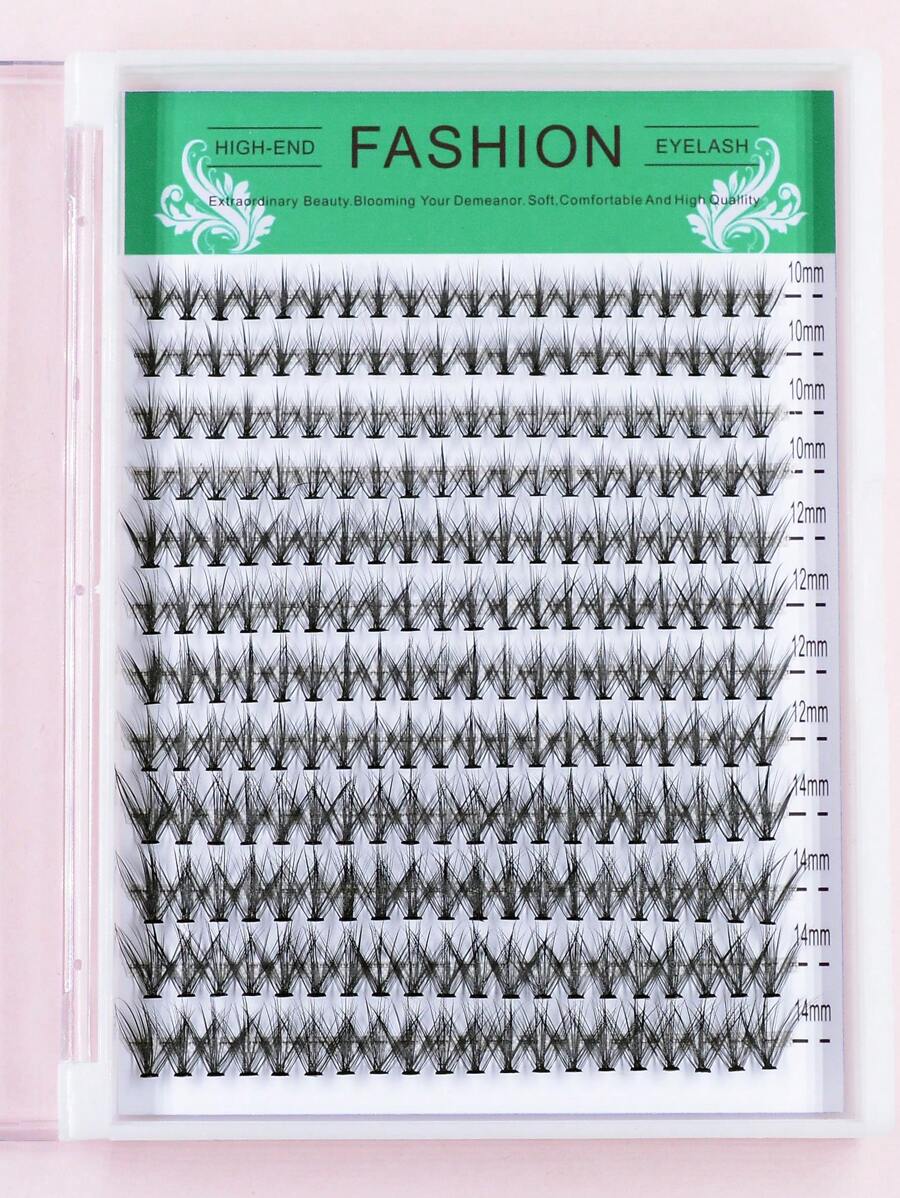 1 hộp Lông mi giả cá nhân tự nhiên - màu đen - Xem 1