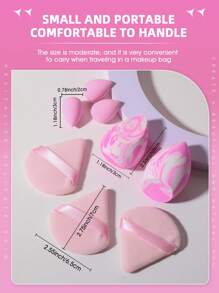 5 miếng mút trang điểm & 3 miếng mút trang điểm - Nhiều màu - Xem 7