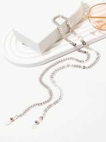 Chuỗi kính tối giản - Bạc - Xem 4