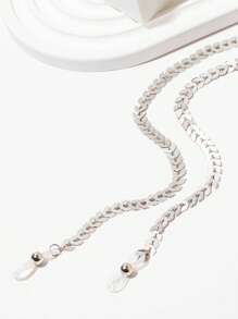 Chuỗi kính tối giản - Bạc - Xem 5