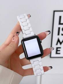St.siabe 1 Dây đeo đồng hồ màu kẹo thời trang dành cho nam nữ Mang theo dây đeo Apple Watch 38mm 40mm 41mm 45mm 44mm 42mm 49mm Thắt lưng, Dây đeo cổ tay chống nước thoải mái Dây đeo đồng hồ thay thế với Apple Watch Ultra Series SE/8/7/6/5 /4/3 /2/1 Phụ kiện dây đeo đồng hồ thông minh - trắng - Xem 2