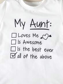 SHEIN Young Boy Slogan Graphic Tee - White - View 5