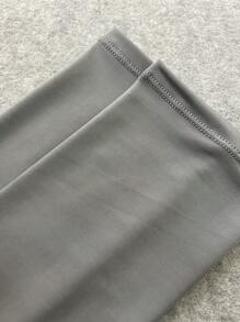 1雙防紫外線防曬霜半指手套帶袖子 - 灰色 - 查看 3