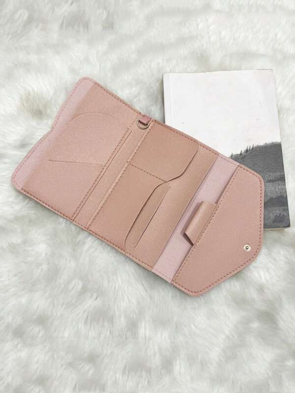 Minimalist Passport Case Snap Button SHEIN USA