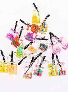 17入組/包時尚玻璃瓶DIY首飾配件適合女士DIY首飾製作 - 彩色 - 查看 2