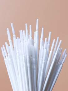 100入組一次性睫毛延長刷 - 白色 - 查看 3