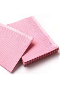 20pcs Disposable Clean Pad, Beauty Nail Care Polish Waterproof Paper,Nail Supplies,Nail Tools,Nail Art Tools,Back To School,Nails,Nail Tools For Press On Nails - Pink - View 2