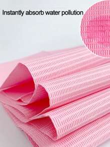 20pcs Disposable Clean Pad, Beauty Nail Care Polish Waterproof Paper,Nail Supplies,Nail Tools,Nail Art Tools,Back To School,Nails,Nail Tools For Press On Nails - Pink - View 5