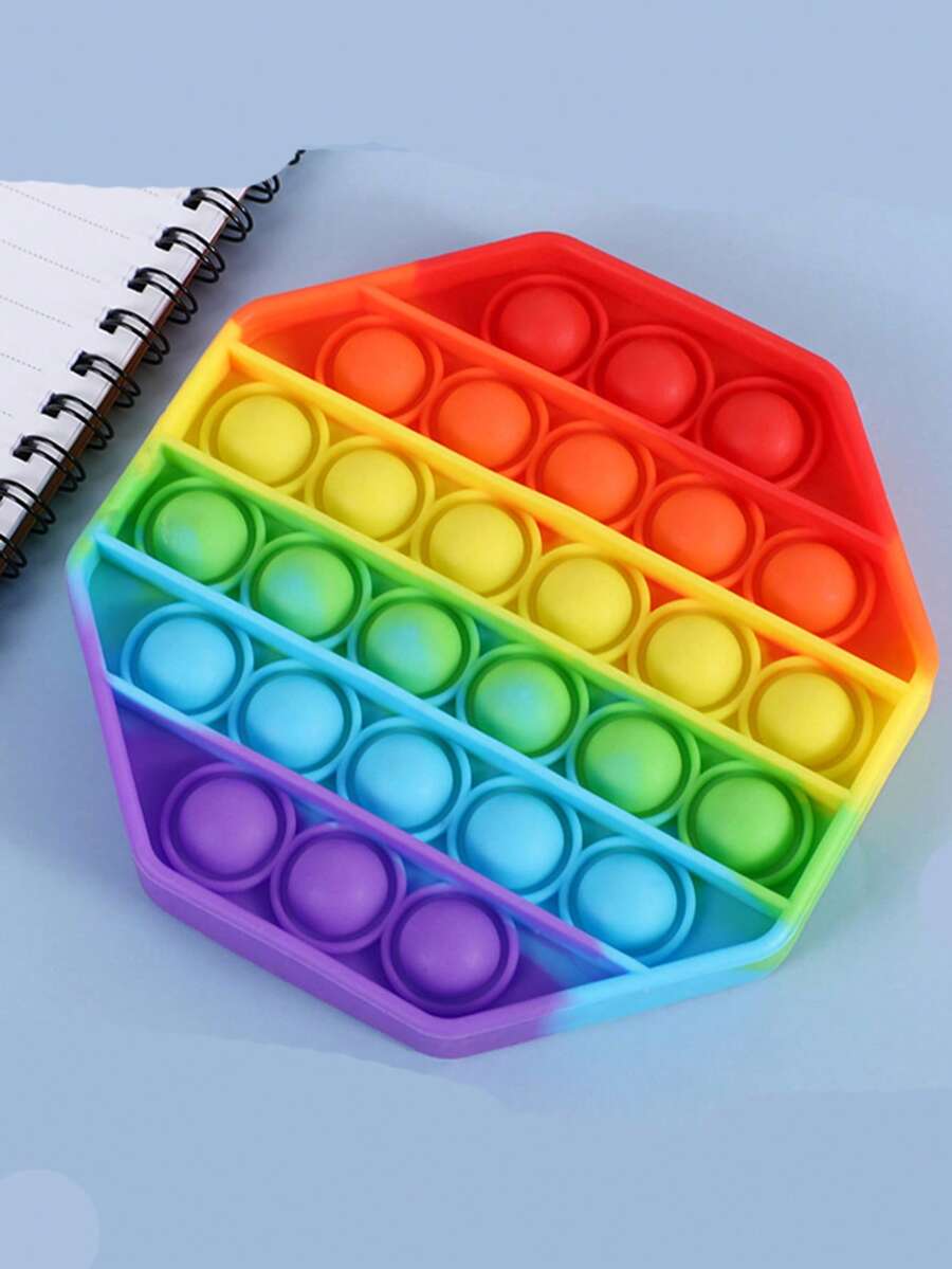 1入組八角形設計擠壓泡泡 - 彩色 - 查看 1