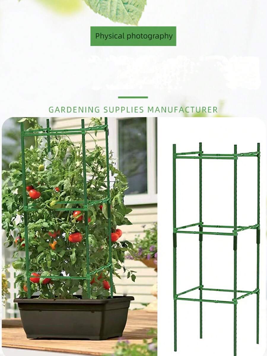 1pc Plant Support Stake - Green - View 1